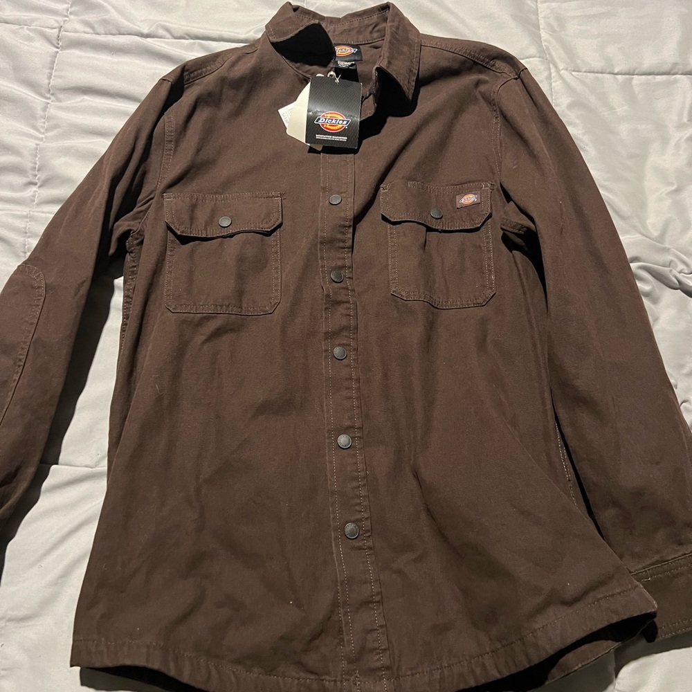 Brown Crewneck jacket